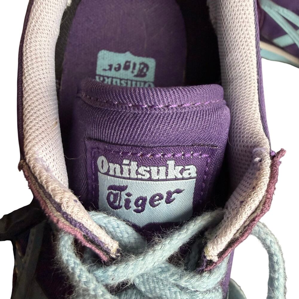 Onitsuka Tiger Ultimate 81 HN567 Purple Turquoise Women's Sneakers RARE - Size 6 - Picture 7 of 9